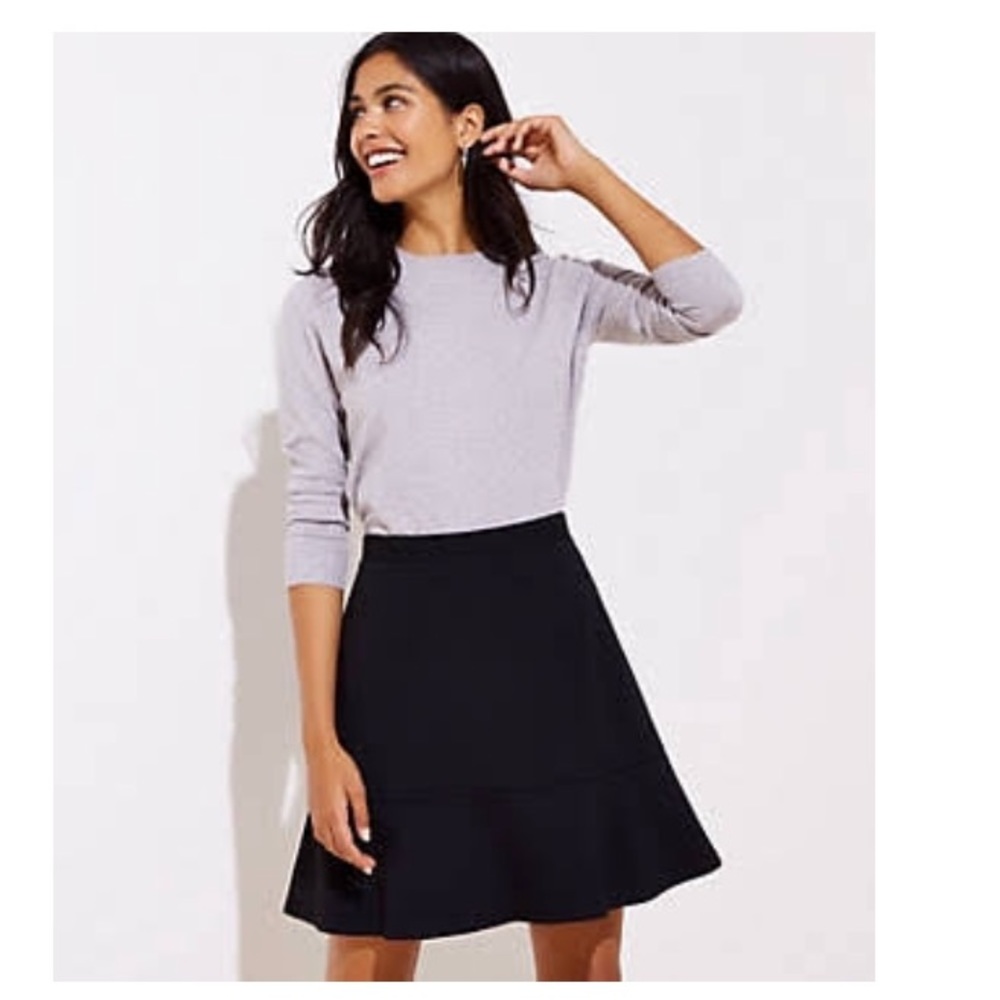 5/$20 Loft like new ponte flip skirt. MP.